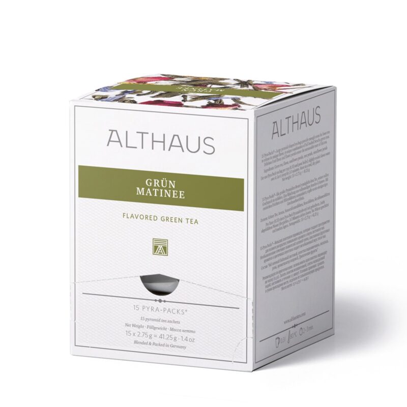 ALTHAUS Tea GRUN MATINEE 15 pyramids