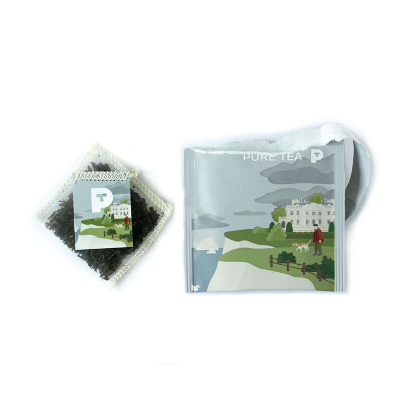 PURE TEA Organic JAMES EARL GREY Black Tea 15φακελάκια - Image 2